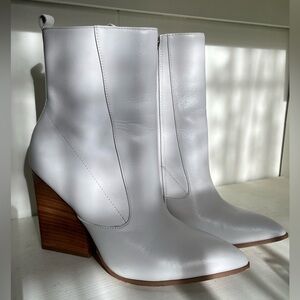White Ankle Boots